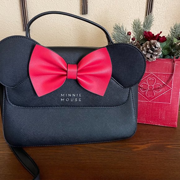 Loungefly Handbags - Loungefly Disney Minnie Mouse Bow Crossbody Bag